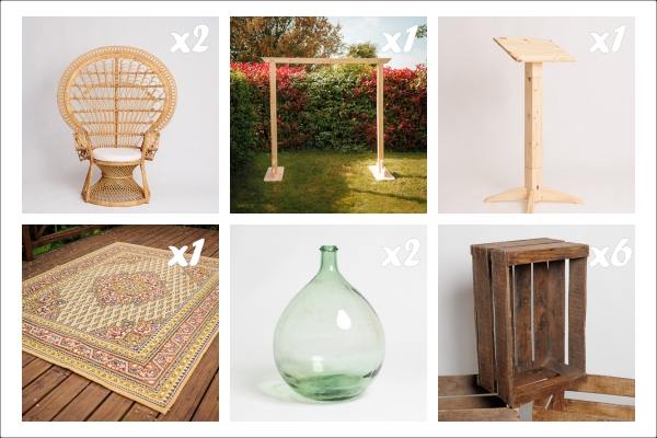 Location arche de mariage - Déco cérémonie mariage