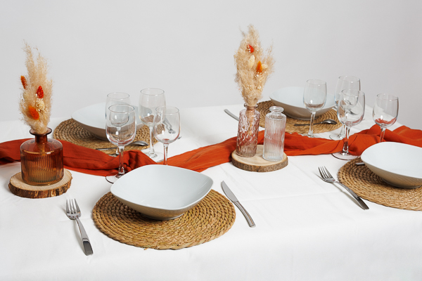 Set de table en jute - Location mariage